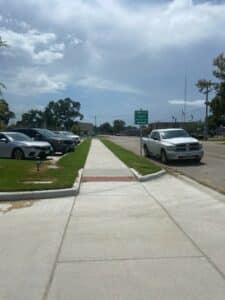 Brazoria County Courthouse parking lot
